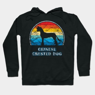 Chinese Crested Dog Vintage Design Hoodie